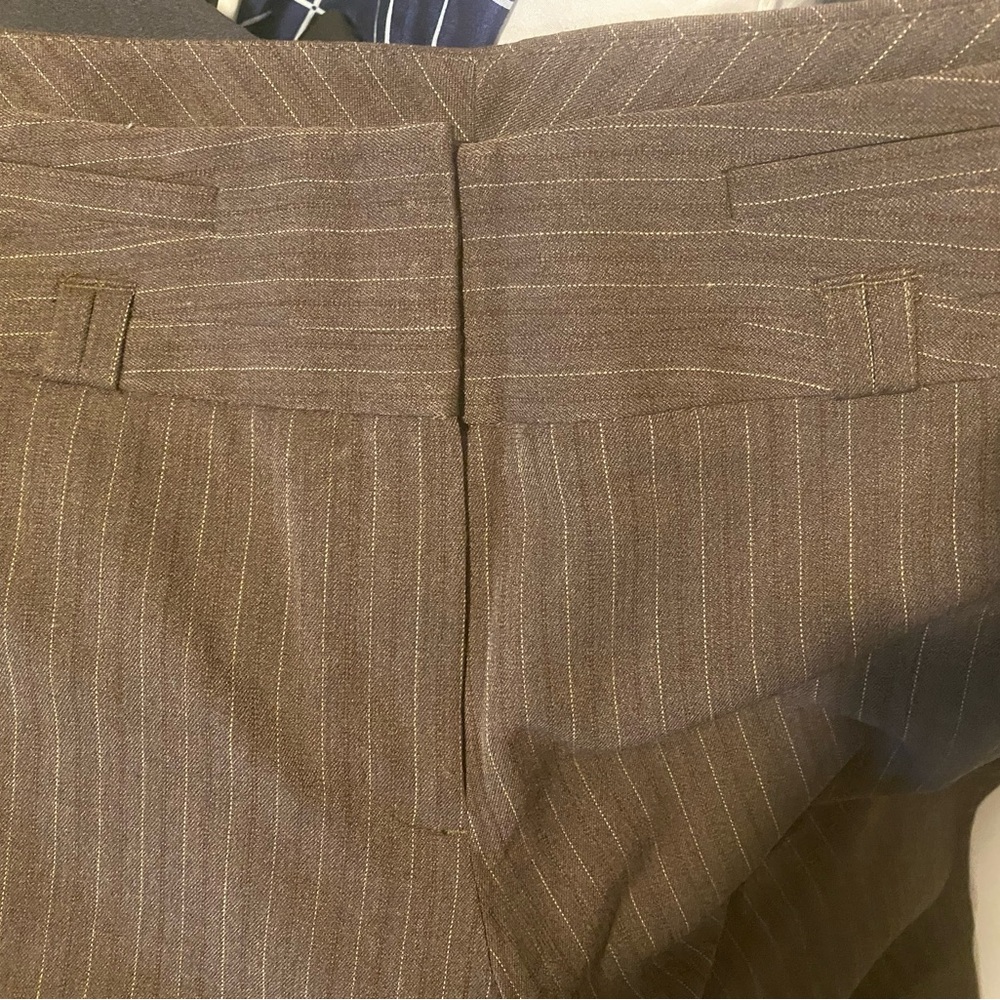 Worthington Brown Pinstripe Pants
